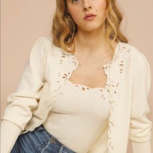 Rouje mateo wool cardigan